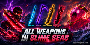 All Weapons In Slime Seas