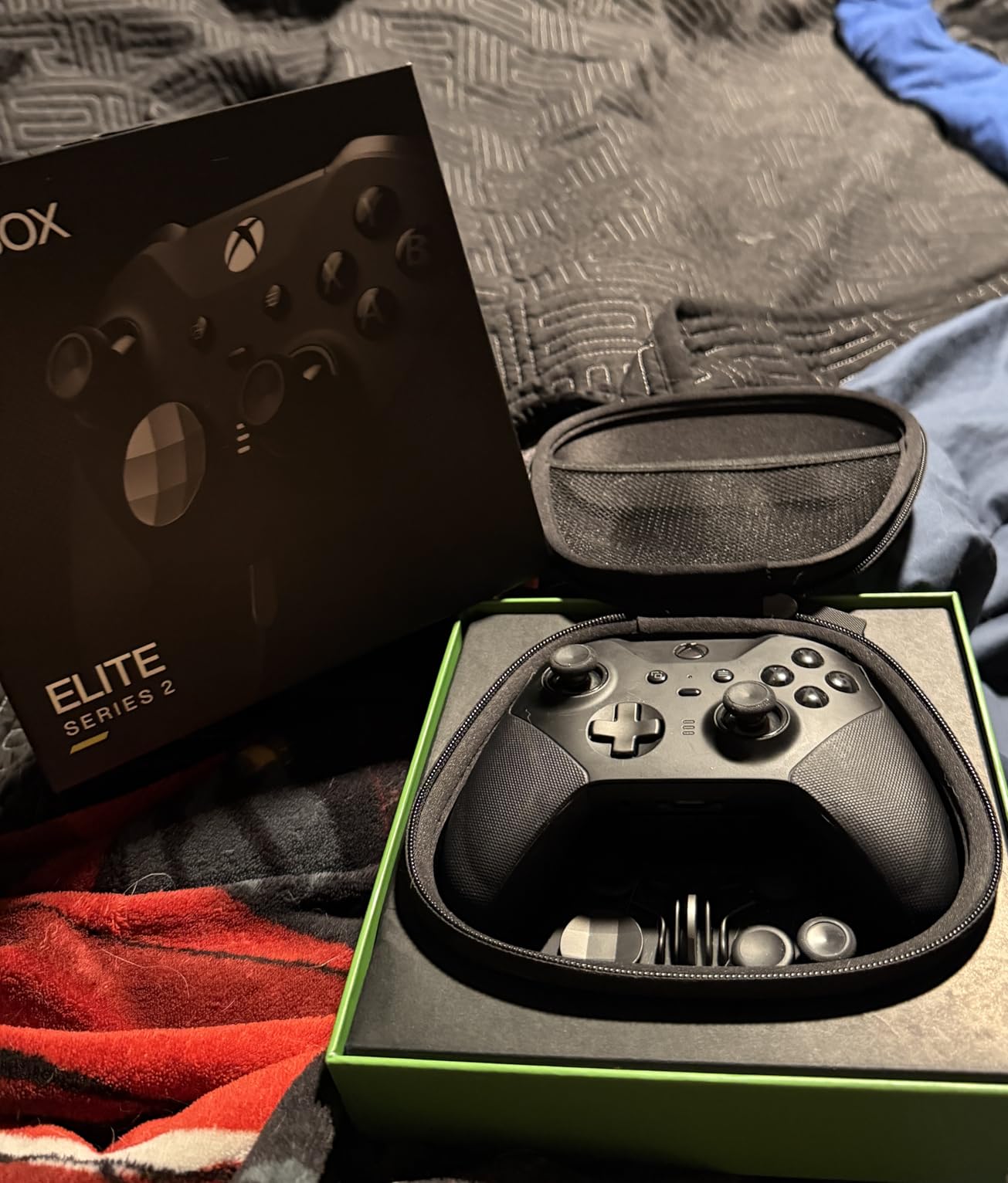 Xbox Wireless Gaming Controller | Elite Series 2 | Black | Xbox, PC, and Android | Adjustable Thumbsticks | Trigger Locks customer photo 1