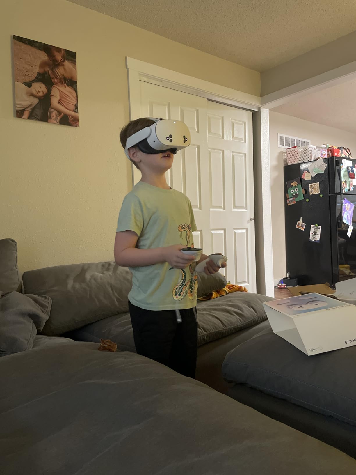 Meta Quest 3S 128GB | VR Headset - Thirty-Three Percent More Memory - 2X Graphical Processing Power - Virtual Reality Without Wires - Access to 40+ Games with a 3-Month Trial of Meta Horizon+ Included customer photo 2