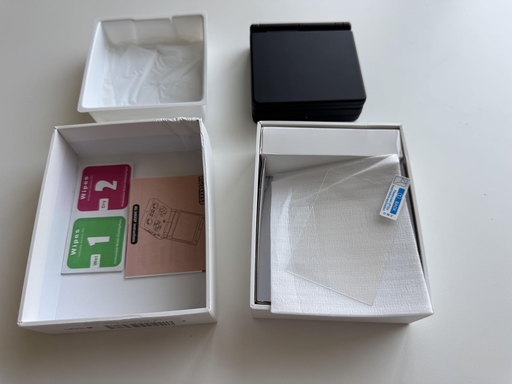 Anbernic RG34XXSP Foldable Retro Handheld Game Console , 3.4 Inch IPS Screen Linux System Built-in 64G TF Card 5000+ Games Handheld Emulator Support 5G WiFi Bluetooth TV Output(Gray) customer photo 1