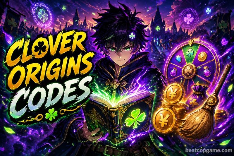 Clover Origins Codes
