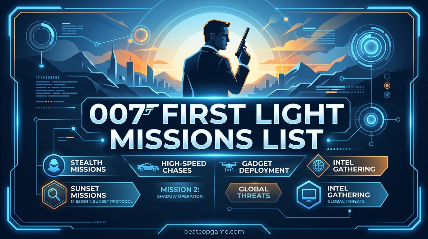 007 First Light Missions List