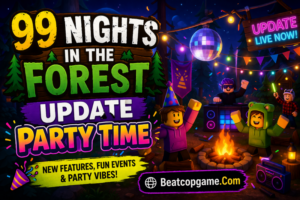 99 Nights in the Forest Admin Abuse Update Party Time