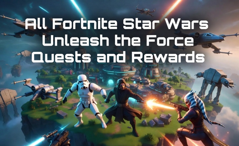 All Fortnite Star Wars Unleash the Force Quests and Rewards