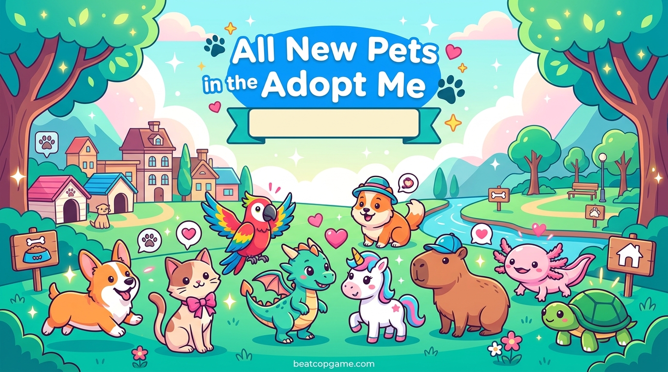 All New Pets in the Adopt Me