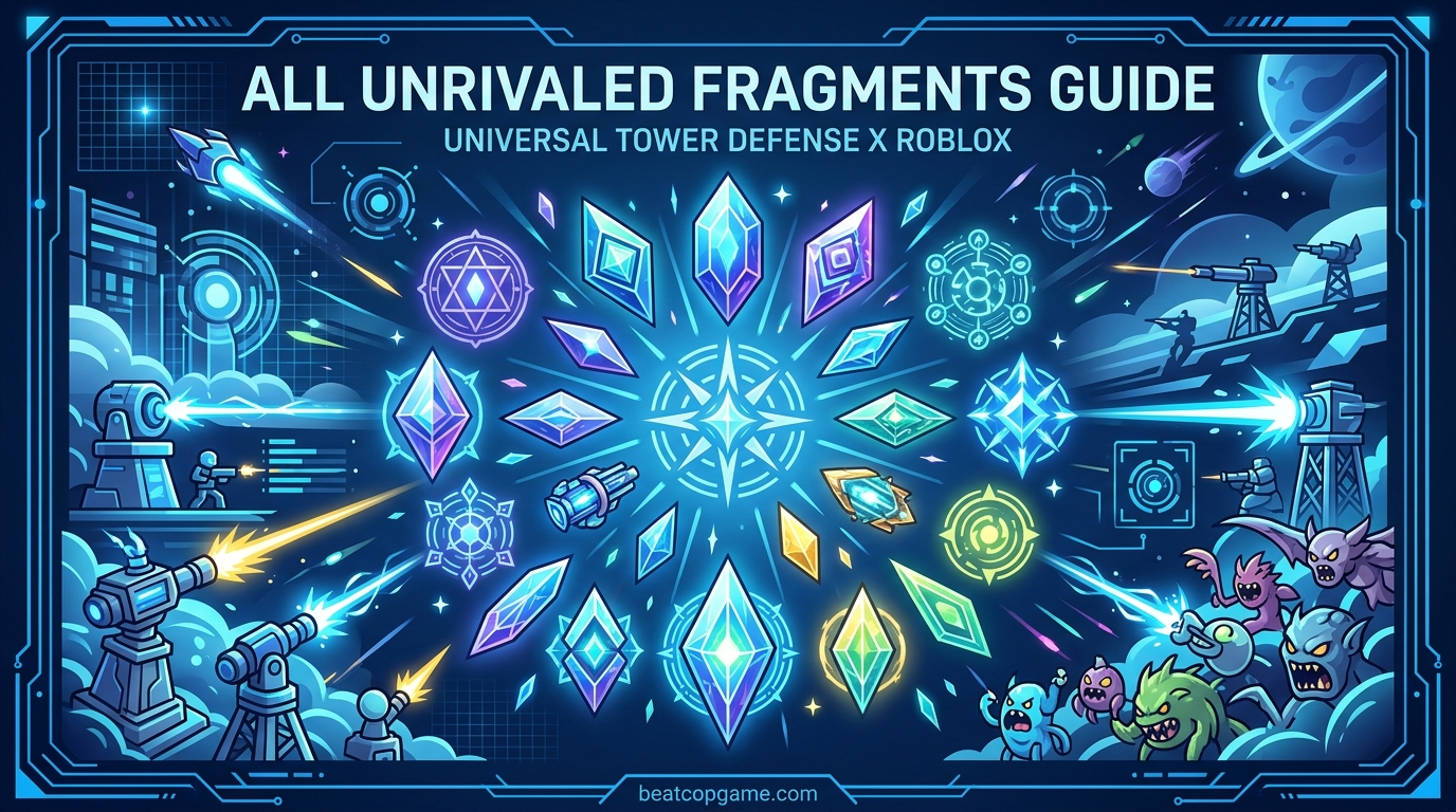 All Unrivaled Fragments in Universal Tower Defense X Roblox Guide