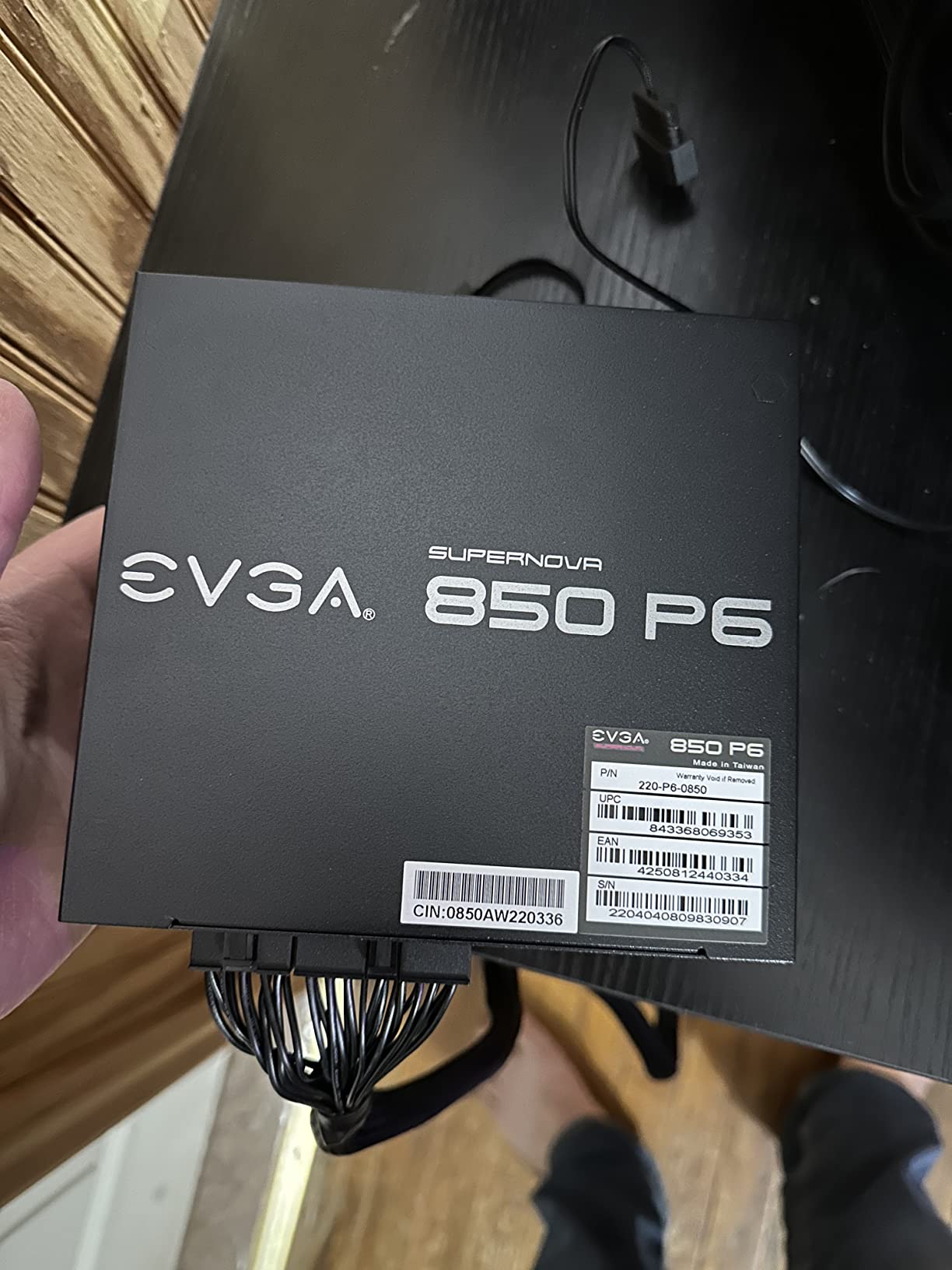 EVGA SuperNOVA 850 P2, 80+ PLATINUM 850W, Fully Modular, EVGA ECO Mode, 10 Year Warranty, Includes FREE Power On Self Tester, Power Supply 220-P2-0850-X1 customer photo 2