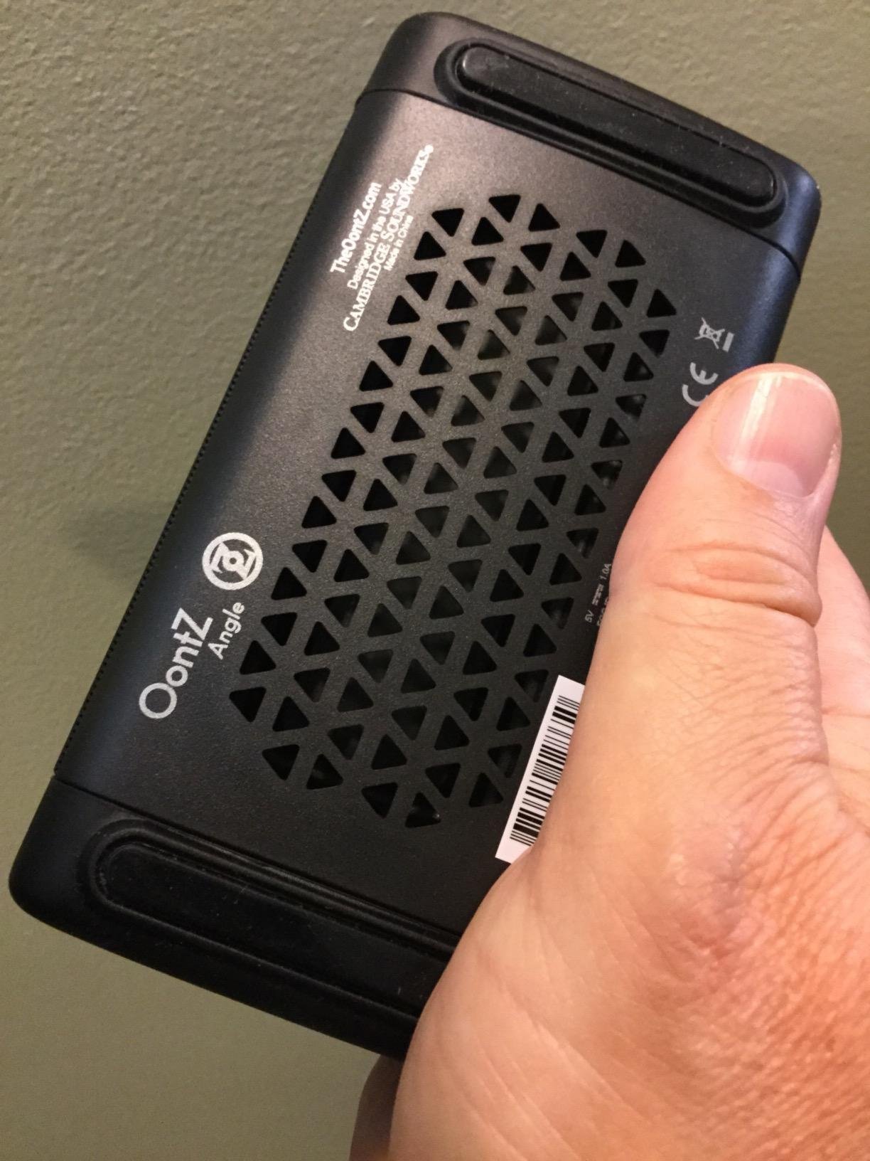 OontZ Angle 3 (4th Gen) - Portable Bluetooth Speaker, 12W Stereo Sound, 24 Hour Playtime, Rich Bass, 100 Foot Wireless Range, Waterproof, Home, Outdoor, Travel, Great Gift (Black) customer photo 1