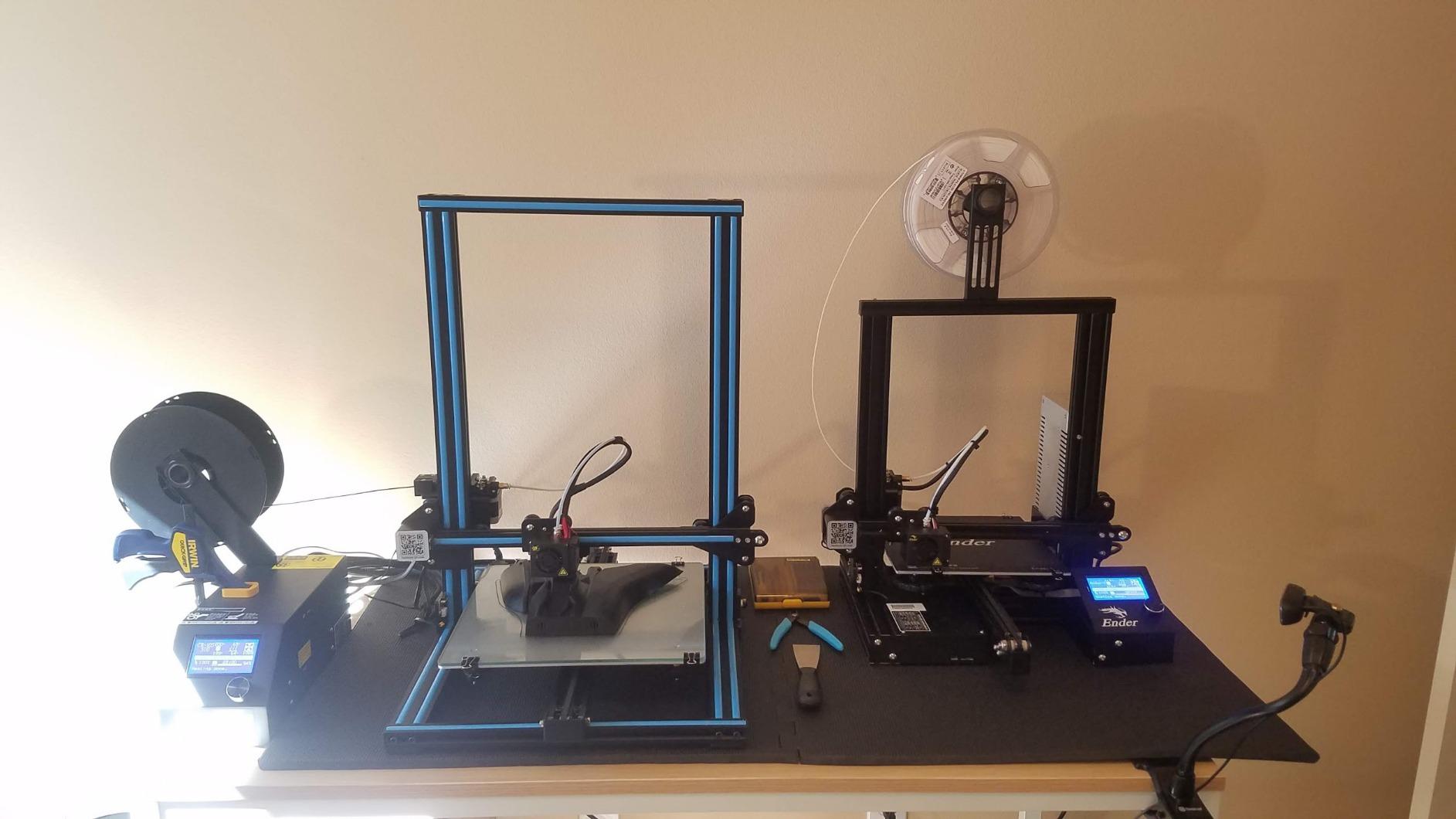 Creality Ender 3 Series Printer with Direct Drive Extruder, CR Touch Auto Bed Leveling, Dual Z-Axis for Smooth Printing, Silent Motherboard, 220x220x270mm Build Volume (Ender 3) customer photo 1
