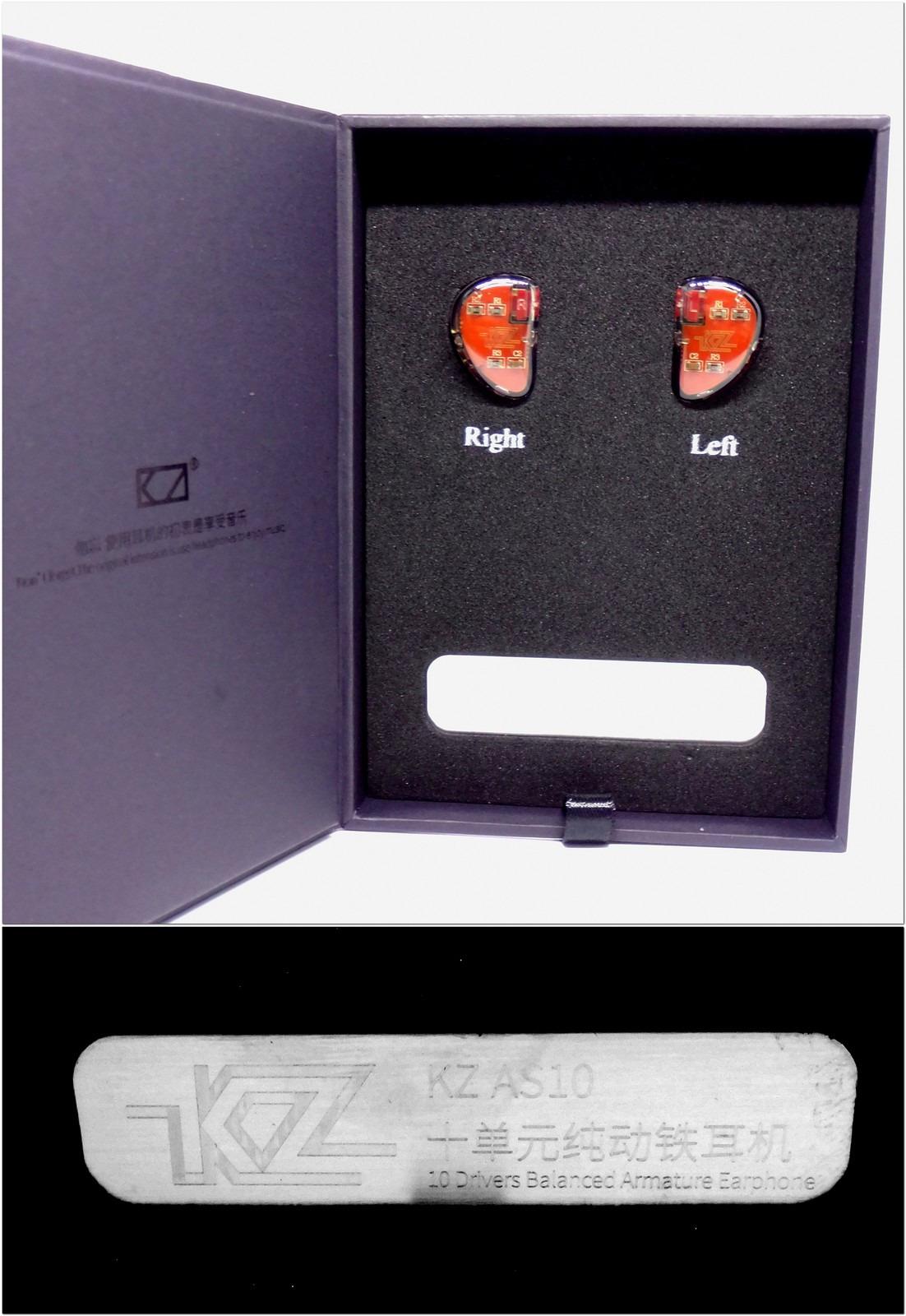 KZ AS10 IEM Headphone, 5 Balanced Armature Driver KZ Earbuds Wired Earphone, Stereo HiFi in Ear Monitor Headphone Musician Headset Earphone with Detachable 2 Pin Cable (No Microphone, Black) customer photo 1