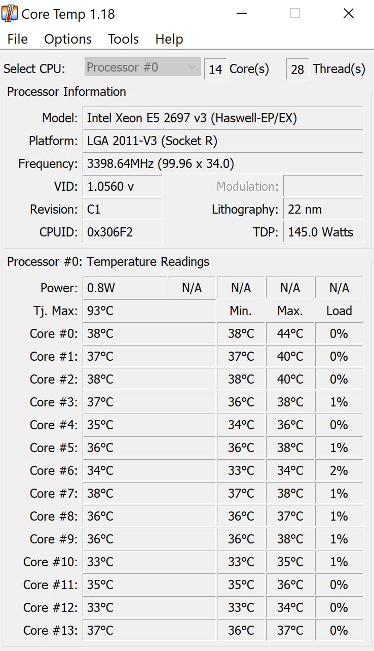 Intel Xeon E5-2697 v3 Fourteen-Core Haswell Processor 2.6GHz (Renewed) customer photo 2