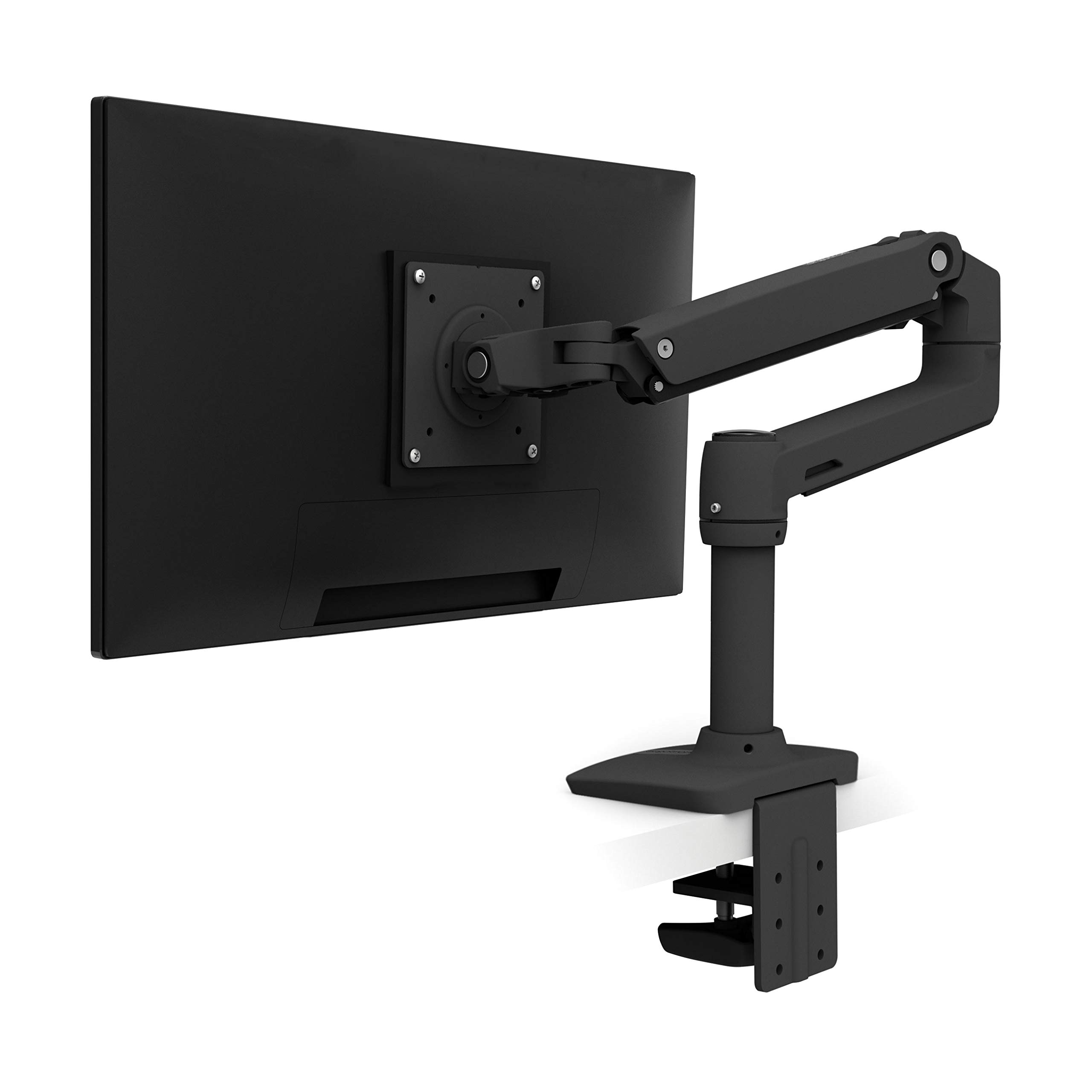 Ergotron LX Monitor Arm, Single Monitor Desk Mount fits Flat Curved Ultrawide Computer Monitors up to 34 Inches, 7 to 25 lbs, VESA 75x75mm or 100x100mm, Matte Black customer photo 1
