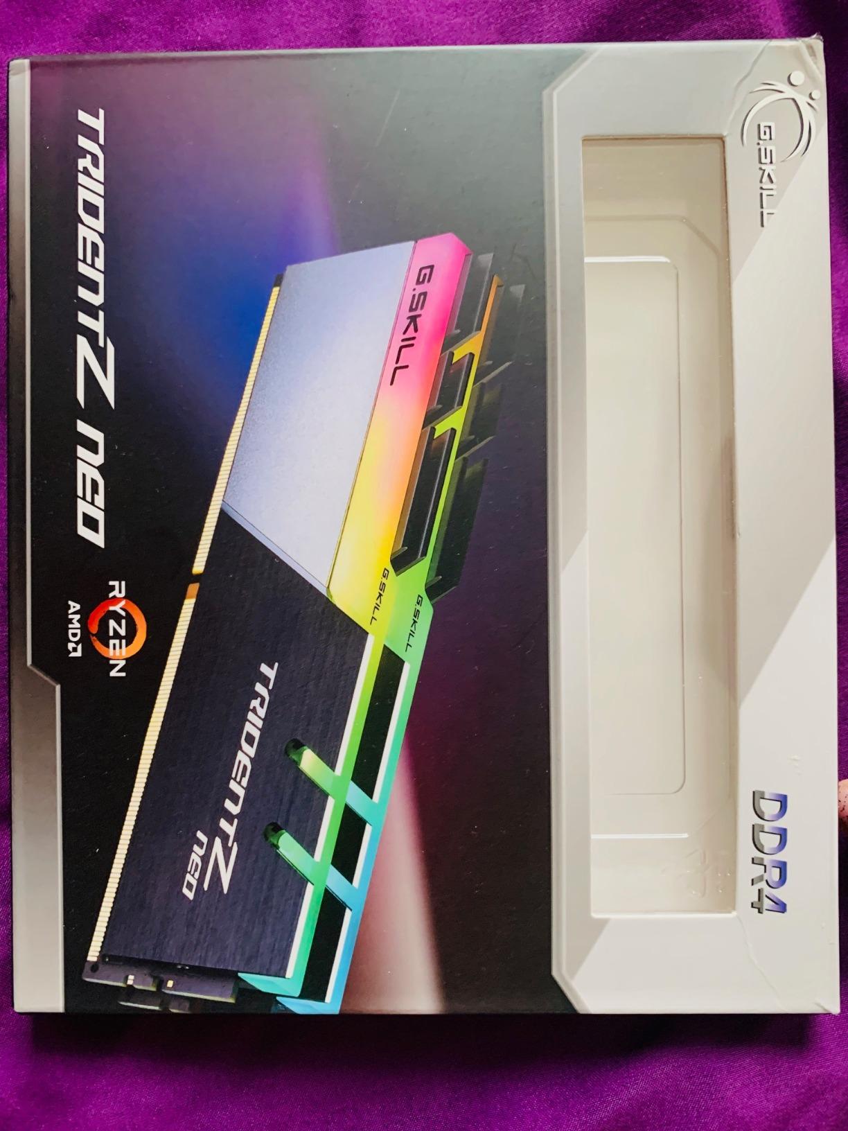 G.SKILL Trident Z Neo Series DDR4 RAM (XMP) 32GB (2x16GB) 3600MT/s CL16-19-19-39 1.35V Intel AMD Desktop Computer Memory U-DIMM (F4-3600C16D-32GTZNC) customer photo 1