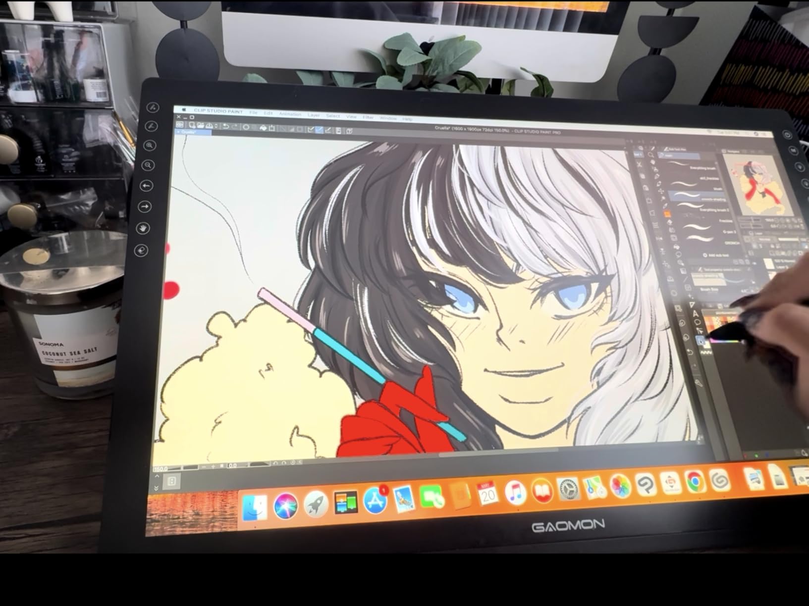 GAOMON PD1161 Drawing Tablet with Screen, Digital Art Tablet with Battery-Free Stylus, Tilt, 8 Shortcut Keys, 11.6-inch Graphics Tablet customer photo 2