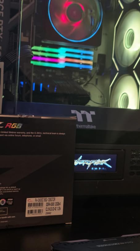 G.SKILL Trident Z RGB Series DDR4 RAM (XMP) 16GB (2x8GB) 3600MT/s CL18-22-22-42 1.35V Intel AMD Desktop Computer Memory U-DIMM (F4-3600C18D-16GTZR) customer photo 2