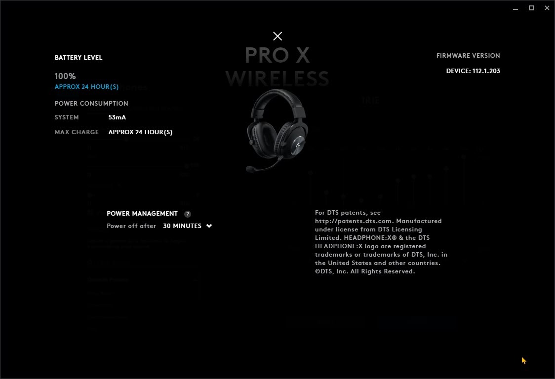 Logitech G PRO X Wireless Lightspeed Gaming Headset with Blue VO!CE Mic Filter Tech, 50 mm PRO-G Drivers, and DTS Headphone:X 2.0 Surround Sound, 20+ Hour Battery Life - Black customer photo 1
