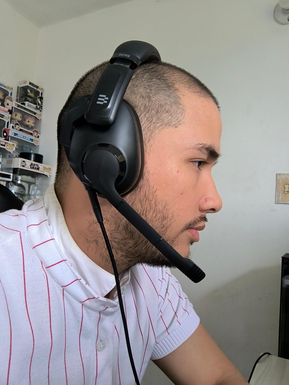 EPOS H3 Closed Acoustic Gaming Headset with Noise-Cancelling Microphone - Plug & Play Audio - Around The Ear - Adjustable, Ergonomic - for PC, Mac, PS4, PS5, Switch, Xbox - Onyx Black customer photo 1