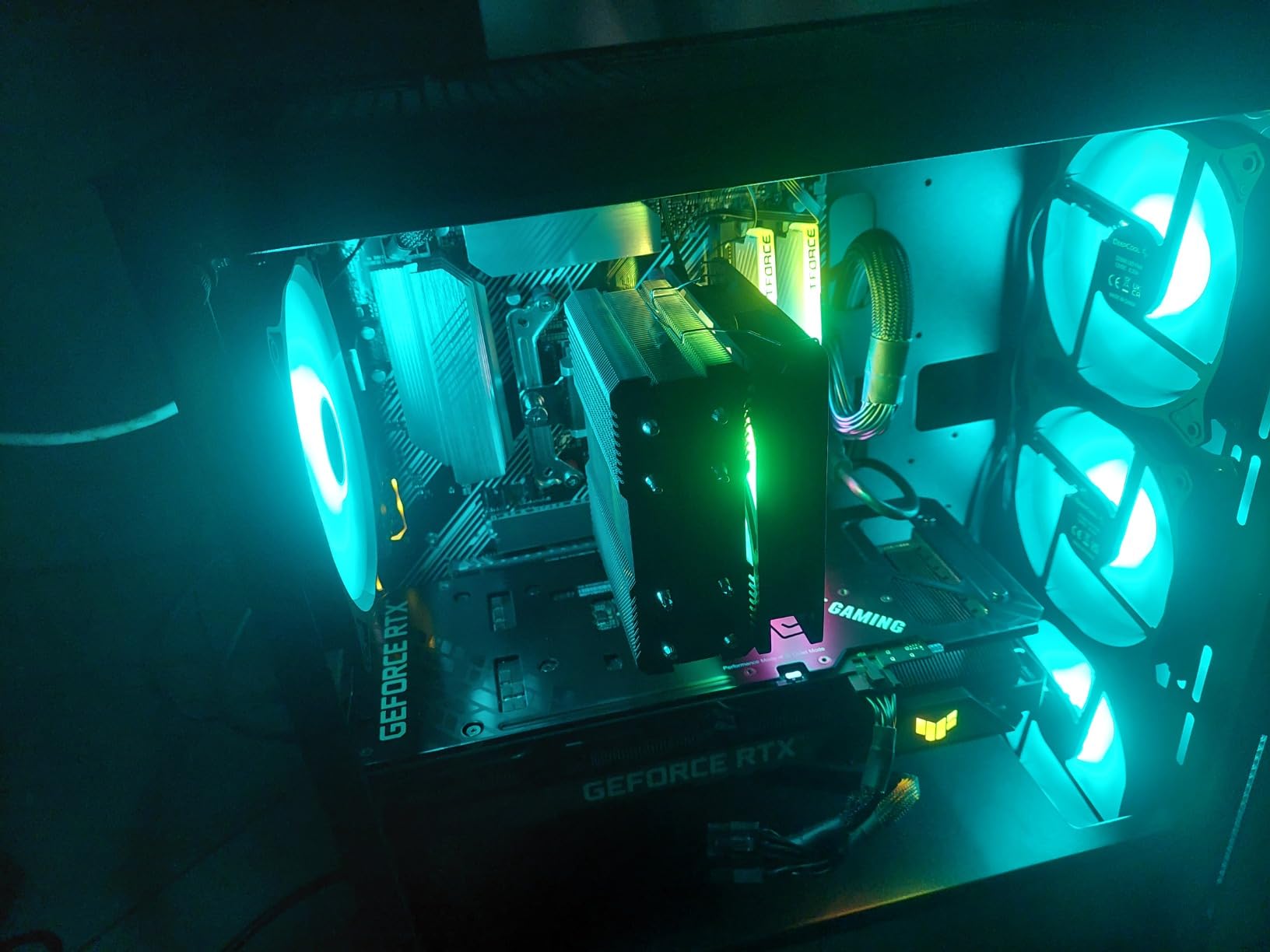 ASUS TUF Gaming NVIDIA GeForce RTX 3060 Ti V2 OC Edition 8GB GDDR6 customer photo 2