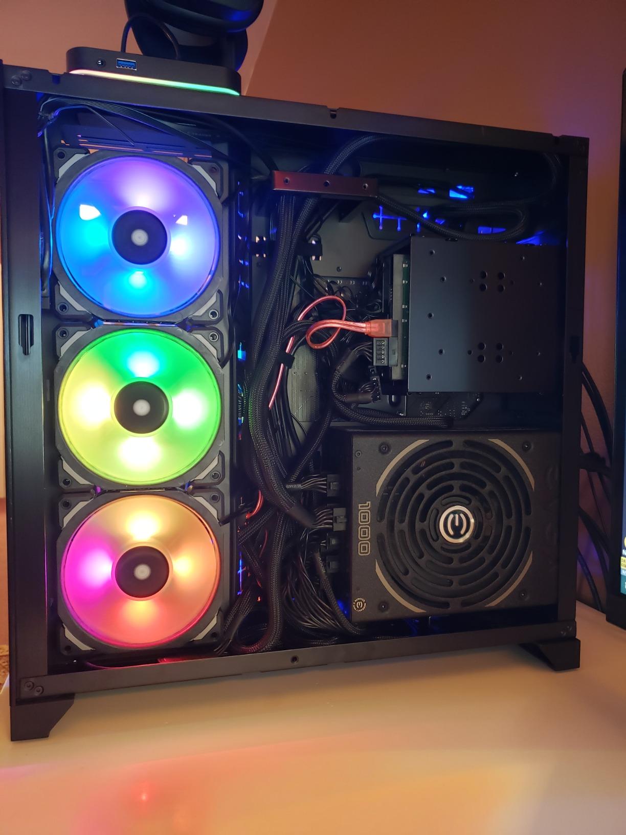 EVGA Supernova 1000 P5, 80 Plus Platinum 1000W, Fully Modular, Eco Mode with FDB Fan, 10 Year Warranty, Includes Power ON Self Tester, Compact 150mm Size, Power Supply 220-P5-1000-X1 customer photo 2