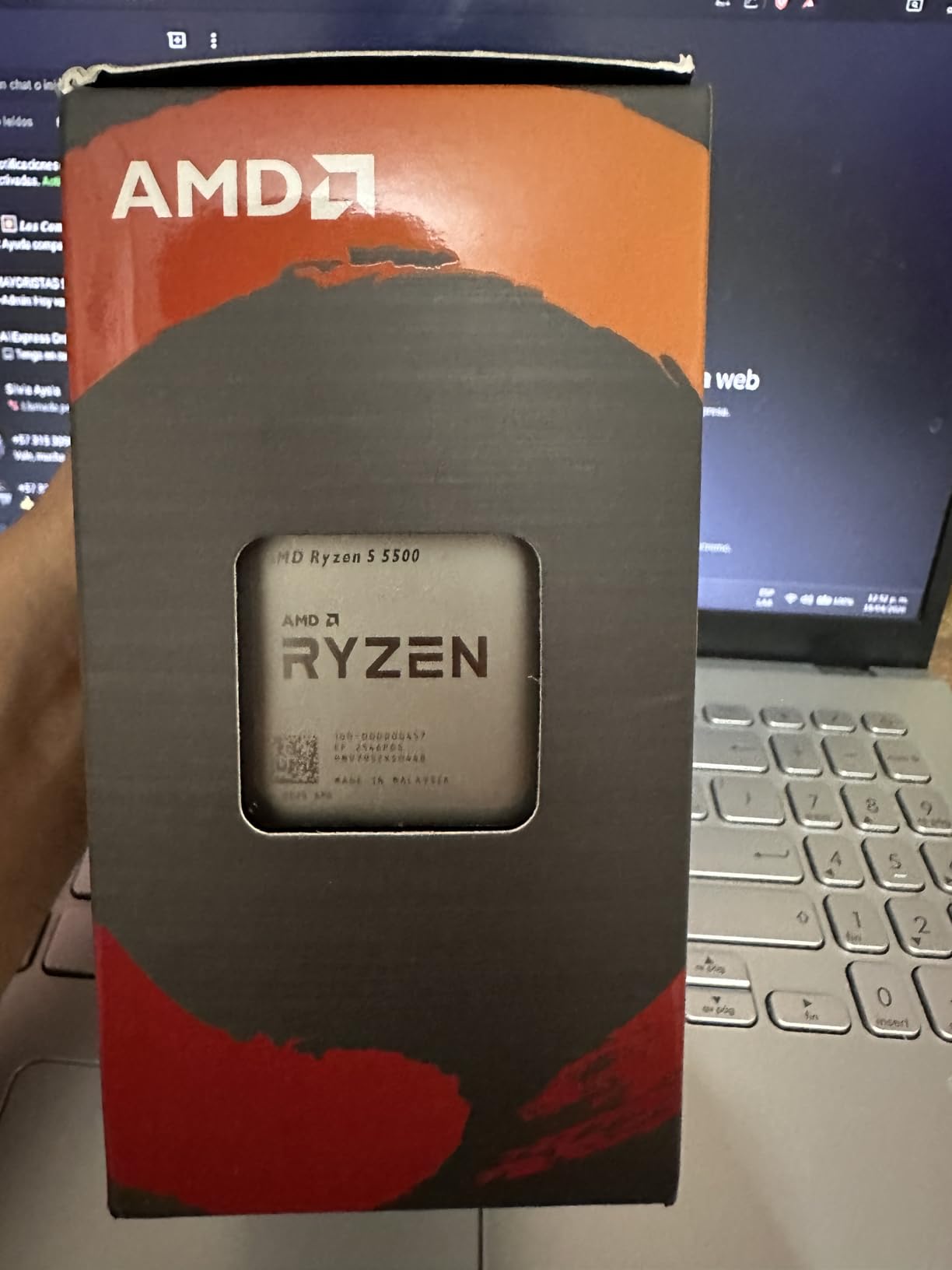 AMD Ryzen 5 5500 6-Core, 12-Thread Unlocked Desktop Processor with Wraith Stealth Cooler customer photo 2