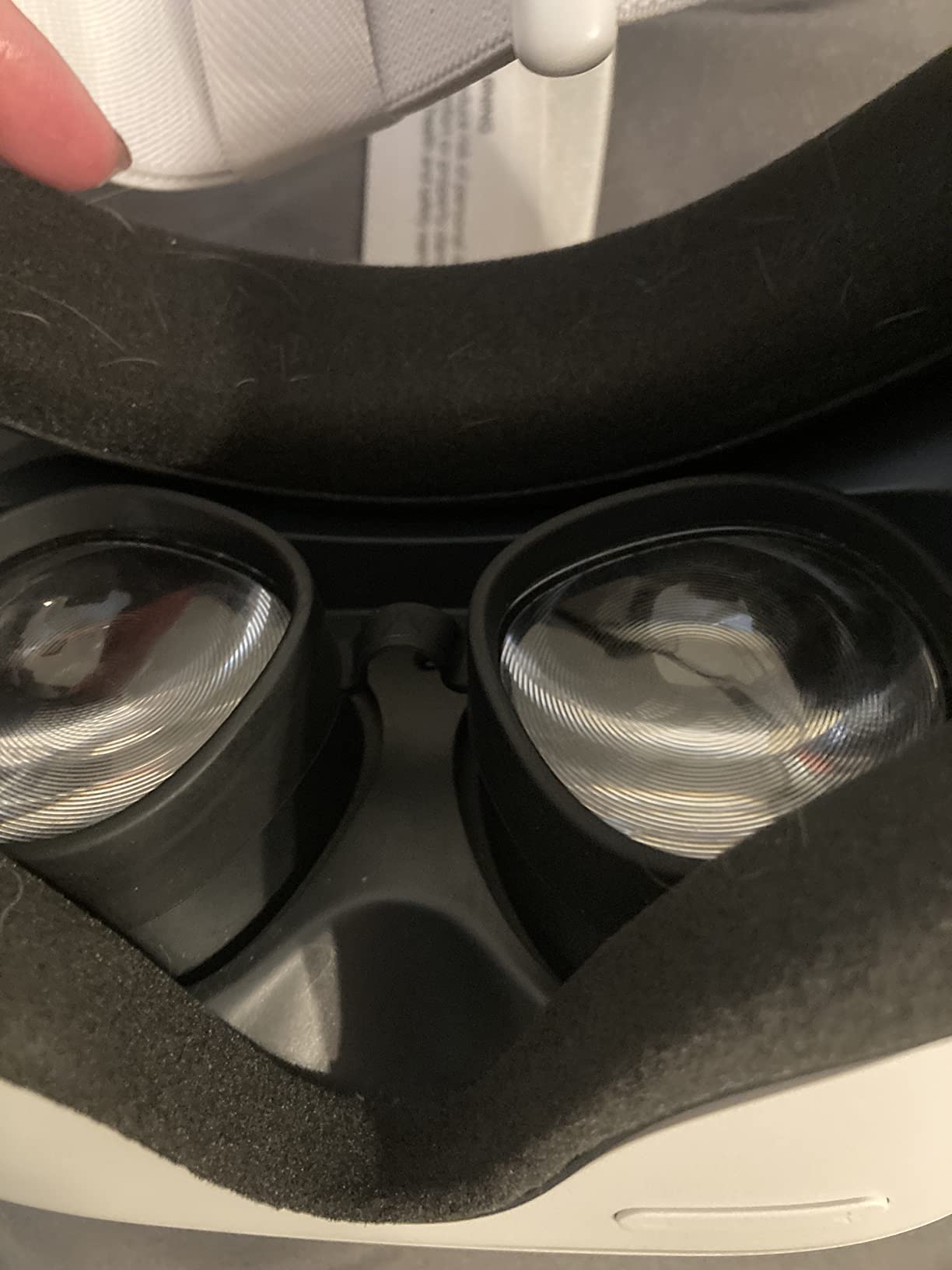 SUPERUS Lens Protector Compatible with Oculus/Meta Quest 2, Glasses Spacer - Anti-Scratch VR Accessories to Prevent Your Glasses from Scratching VR Lenses (Black) customer photo 2