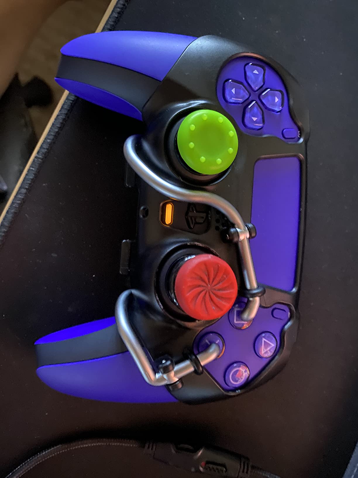 EXknight Leverback FPS Mechanical Paddles Attachment - Back Buttons Gaming Paddles for PS5 Controller customer photo 1