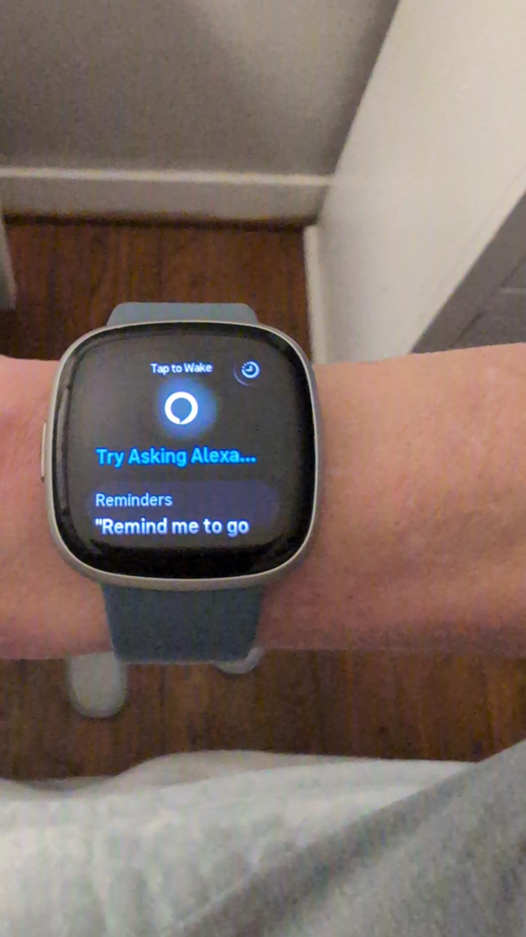Fitbit Versa 4 Fitness Smartwatch with Daily Readiness, GPS, 24/7 Heart Rate, 40+ Exercise Modes, Sleep Tracking and more, Waterfall Blue/Platinum, One Size (S & L Bands Included) customer photo 2