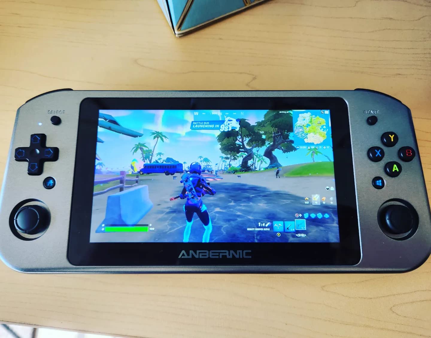 WIN600 Video Handheld PC Game Console Win 11 Edition, 8G DDR4, 256G M.2 SSD, AMD Athlon Silver 3050e, 5.94
