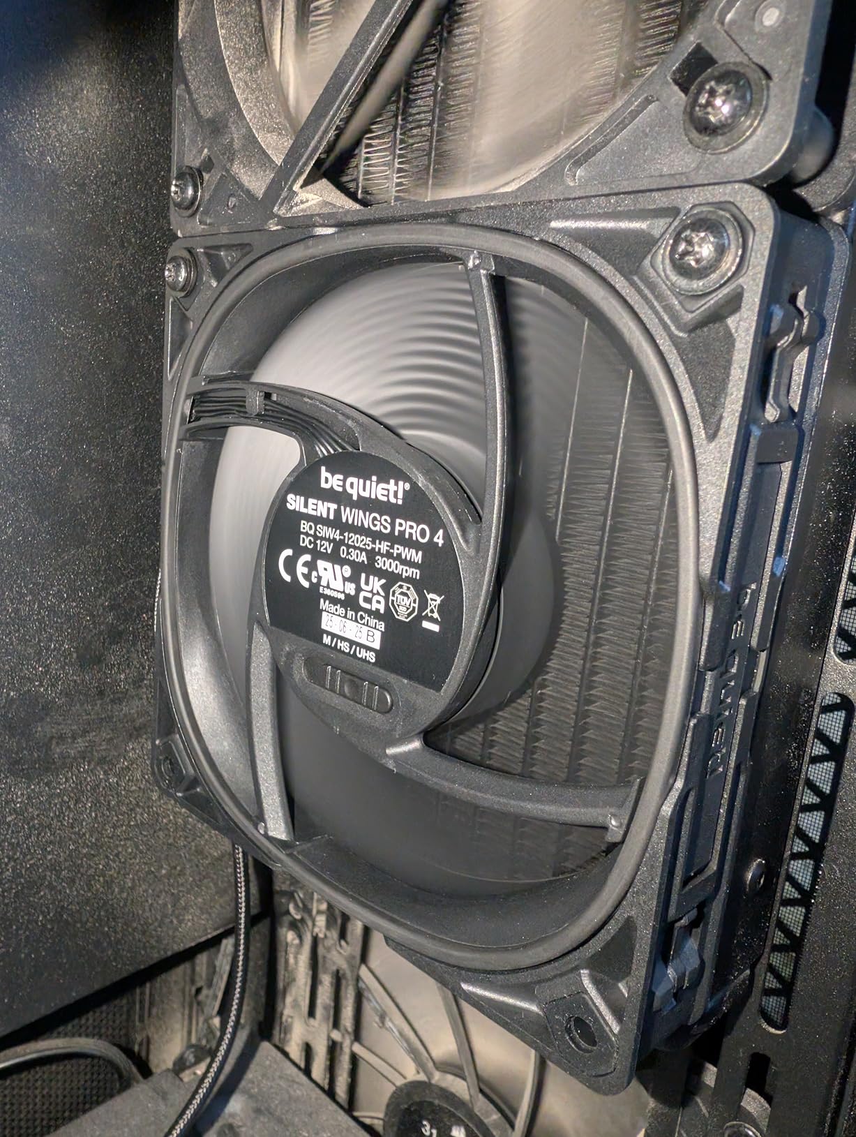 be quiet! Silent Wings 4 120mm PWM High Speed 2500 RPM Premium Low Noise Cooling Fan | 4-Pin | BL094 customer photo 2