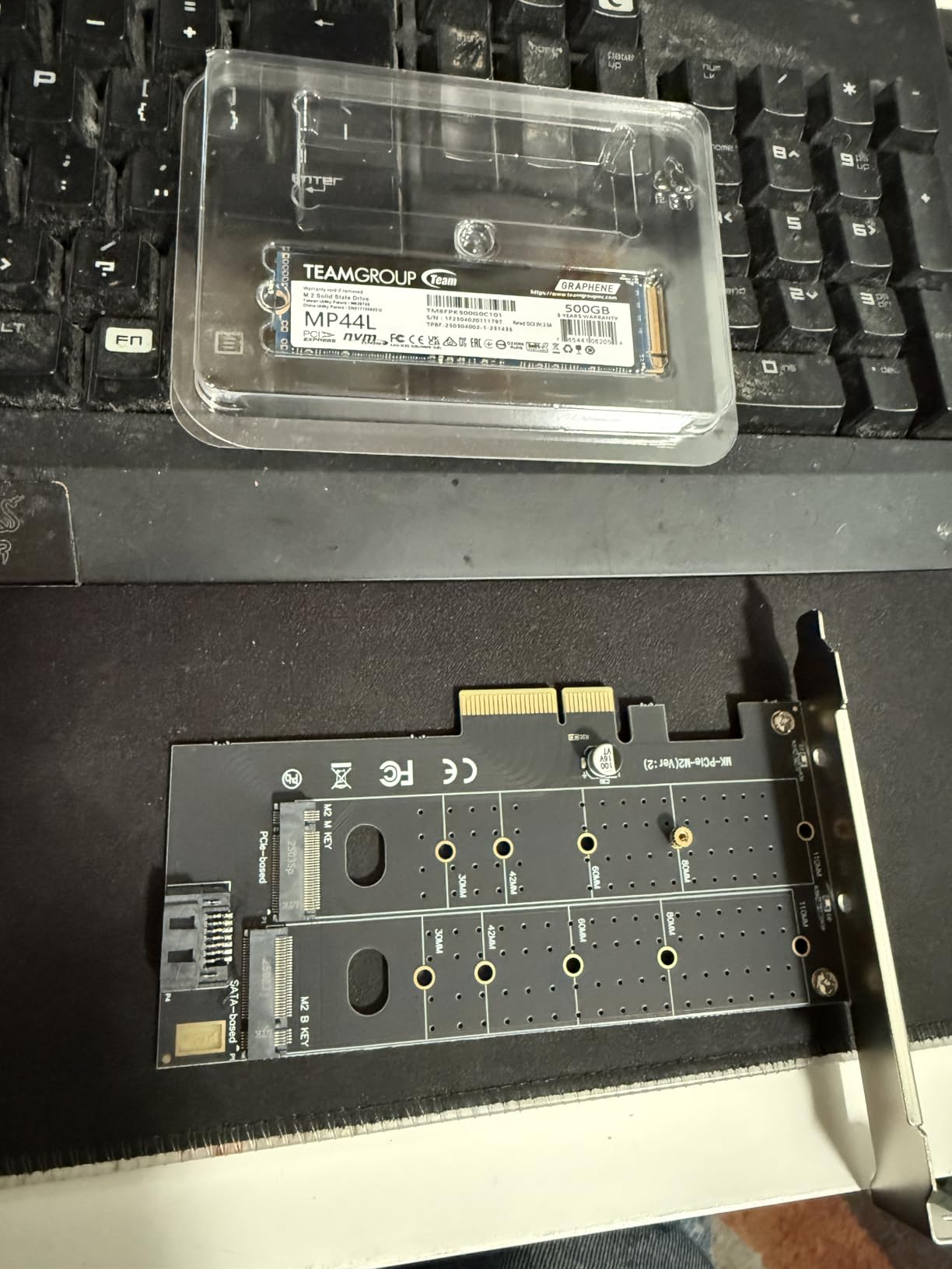 MP44L 1TB SLC Cache NVMe 1.4 PCIe Gen 4x4 M.2 2280 Laptop&Desktop SSD (R/W Speed up to 5000/4500MB/s) TM8FPK001T0C101 customer photo 1