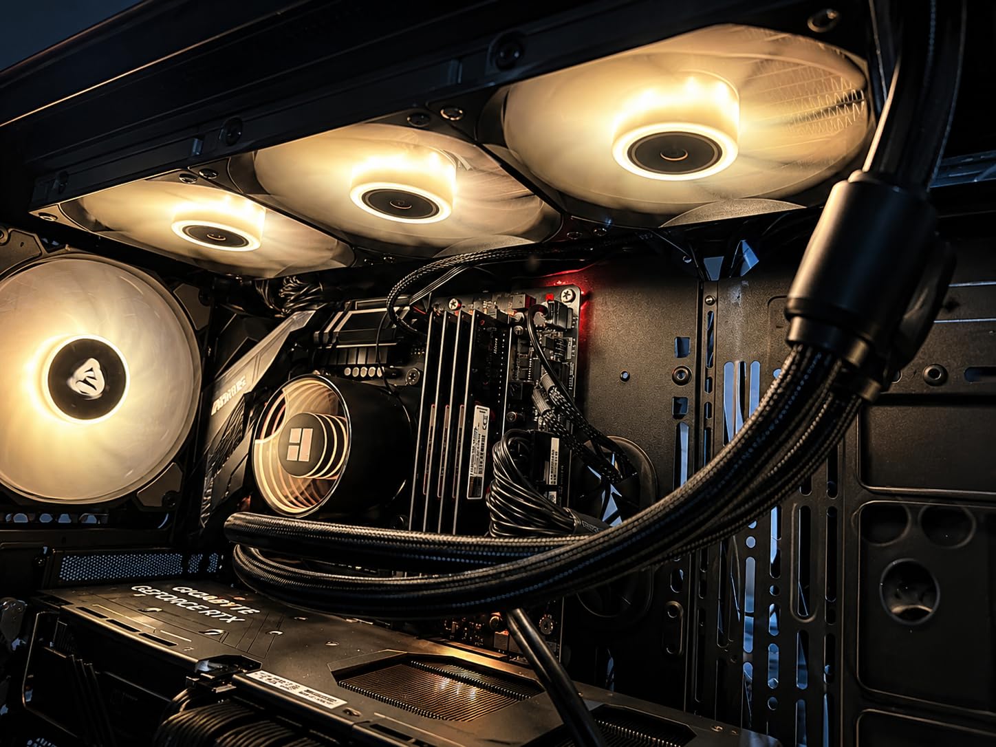 Frozen Notte 360 Black ARGB V2 Water Cooling CPU Cooler, 360 Black CPU Cooler Specifications, 3x120mm PWM Fans, S-FDB Bearings, Suitable for AMD/AM4, Intel LGA 1700/1150/1151/1200/2011 customer photo 1