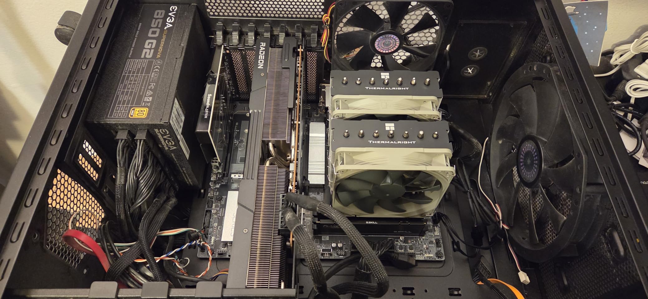 Phantom Spirit 120SE CPU Air Cooler, 7 Heat Pipes CPU Cooler, Dual 120mm TL-C12B V2 PWM Fans, AGHP 4.0 Technology, S-FDB Bearing, for AM4/AM5/Intel LGA1851/1700/1150/1151/1200, PC Cooling customer photo 1
