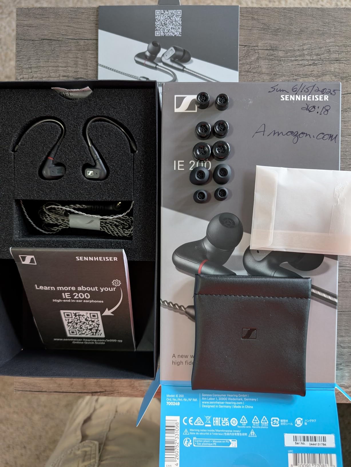 Sennheiser Consumer Audio IE 200 In-Ear Audiophile Headphones - TrueResponse Transducers for Neutral Sound, Impactful Bass, Detachable Braided Cable with Flexible Ear Hooks customer photo 1
