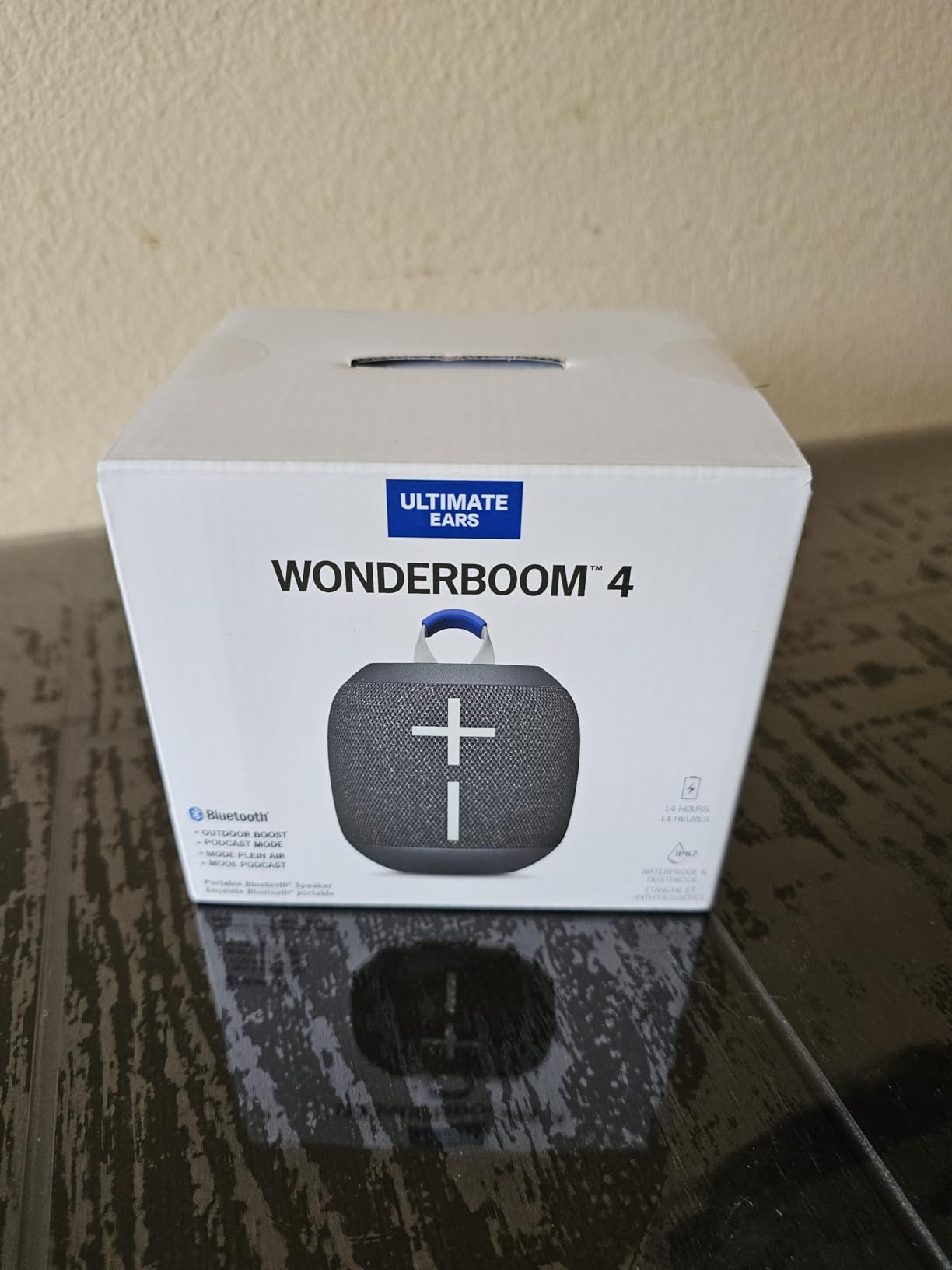 Ultimate Ears WONDERBOOM 4 Portable Waterproof Bluetooth Speaker with Balanced 360-Degree Sound and Bass, Dustproof Floating Speaker with 131ft (40m) Range - Blue customer photo 1