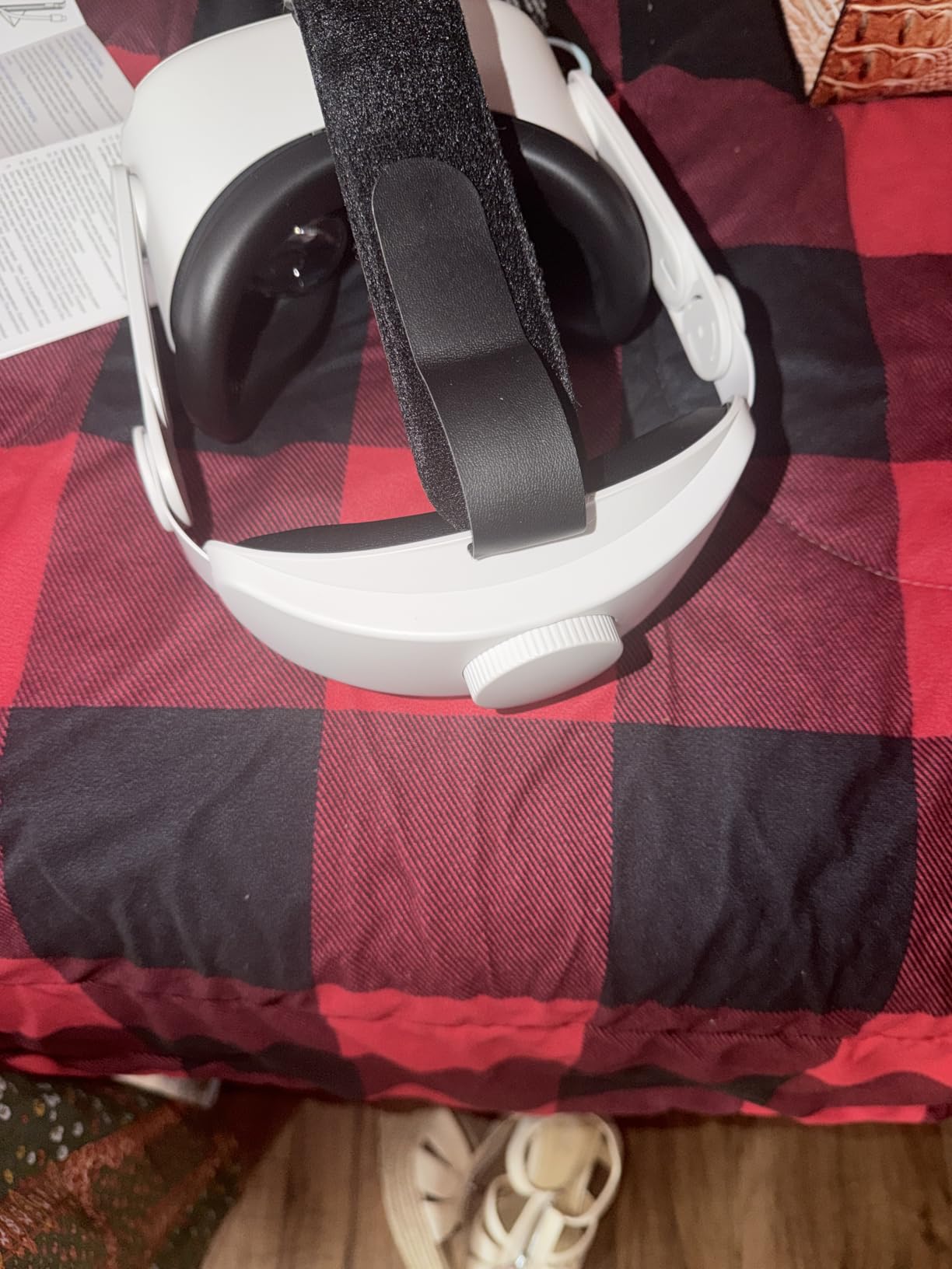 VZNEK Head Strap Compatible with Oculus Quest 2, Meta Quest 2 Accessories Adjustable Elite Strap Replacement for Enhanced Comfort Support and Gaming Immersion in VR (Without Battery) customer photo 1