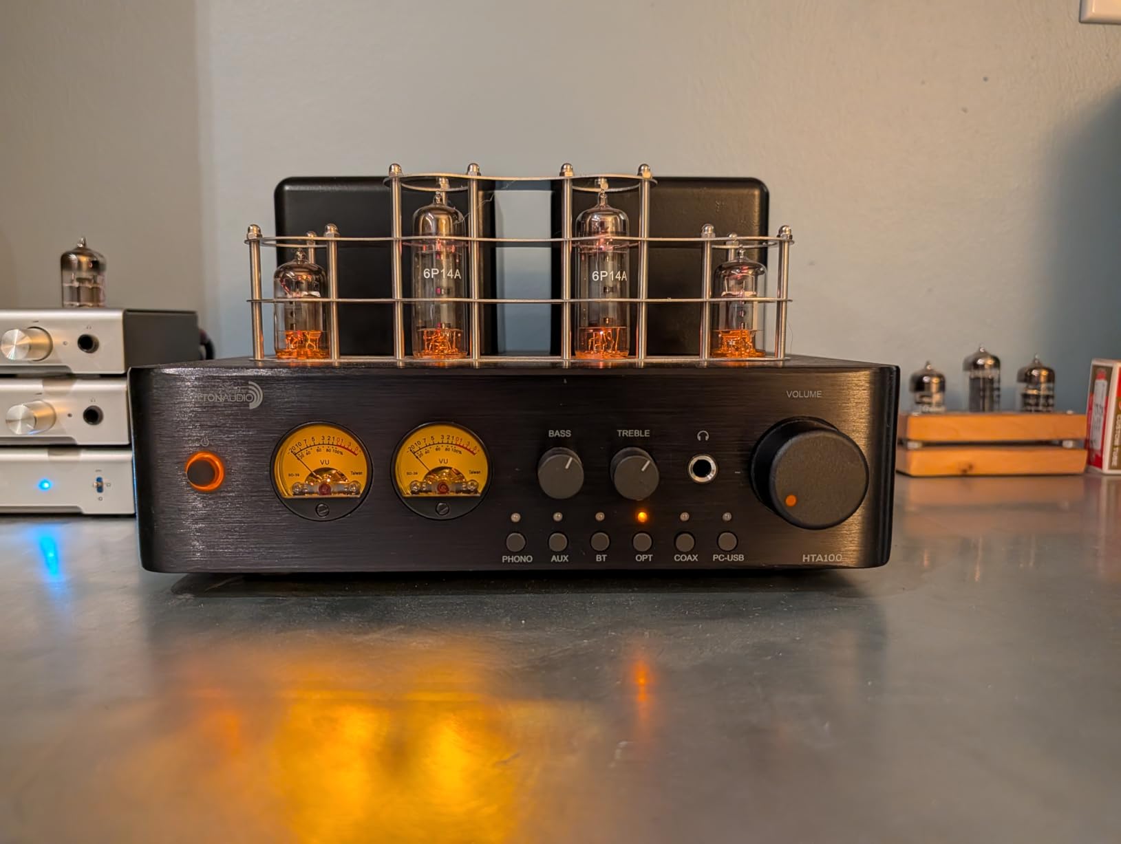 Dayton Audio HTA200 Integrated Stereo Hybrid Tube Amplifier 200 Watts customer photo 2