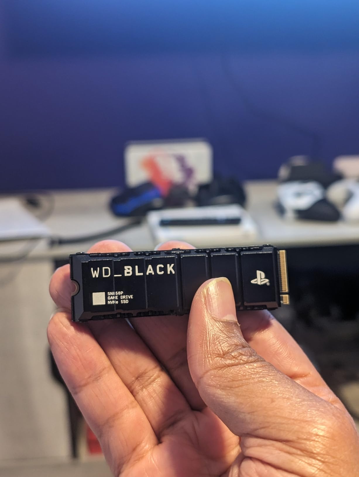 WD_BLACK 2TB SN850P NVMe M.2 SSD Officially Licensed Storage Expansion for PS5 Consoles, up to 7,300MB/s, with heatsink - WDBBYV0020BNC-WRSN customer photo 1