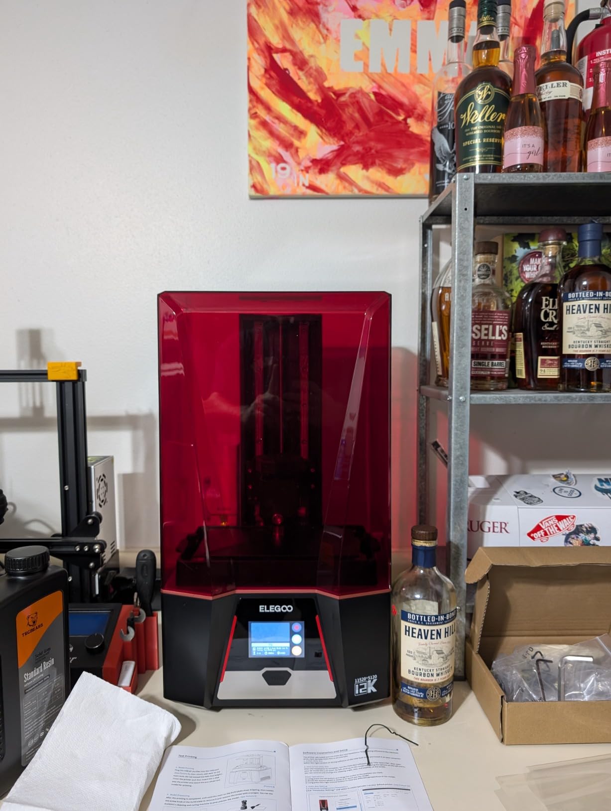 ELEGOO Saturn 3 MSLA 12K 3D Printer, Desktop Resin 3D Printer with 10-Inch Monochrome LCD, Voxeldance Tango Slicer, Large Printing Size of 8.62 x 4.84 x 9.84 inches customer photo 1