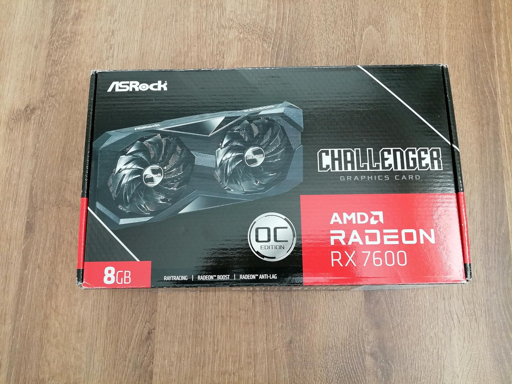 ASRock Radeon RX 7600 Challenger 8GB OC Graphics Card, AMD RDNA 3 Architecture, 8GB GDDR6, PCIe 4.0, Dual Fans, 0dB Silent Cooling, HDMI 2.1, DisplayPort 1.4 customer photo 1
