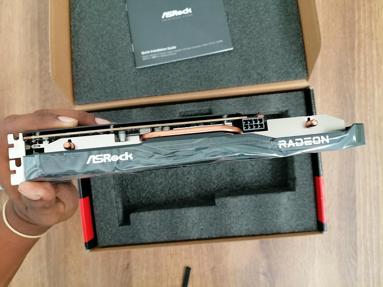 ASRock Radeon RX 7600 Challenger 8GB OC Graphics Card, AMD RDNA 3 Architecture, 8GB GDDR6, PCIe 4.0, Dual Fans, 0dB Silent Cooling, HDMI 2.1, DisplayPort 1.4 customer photo 2