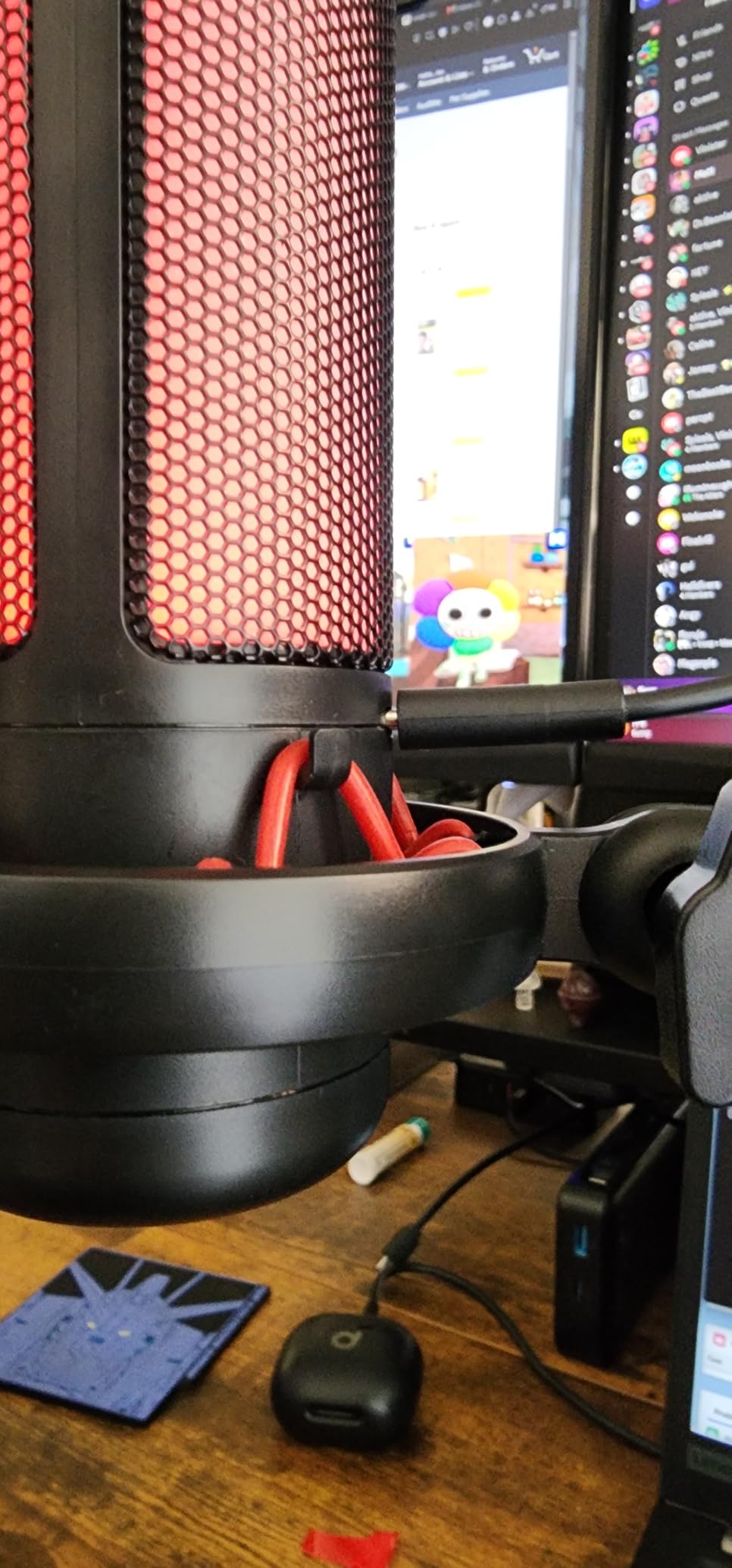 TONOR Gaming Microphone Set with Boom Arm, Vocal Condenser Microphone for PC with Stand, USB Mic with Controllable RGB Light, One Tap Mute, Volume Control, for Discord, Twitch Streaming - TC310+ customer photo 1