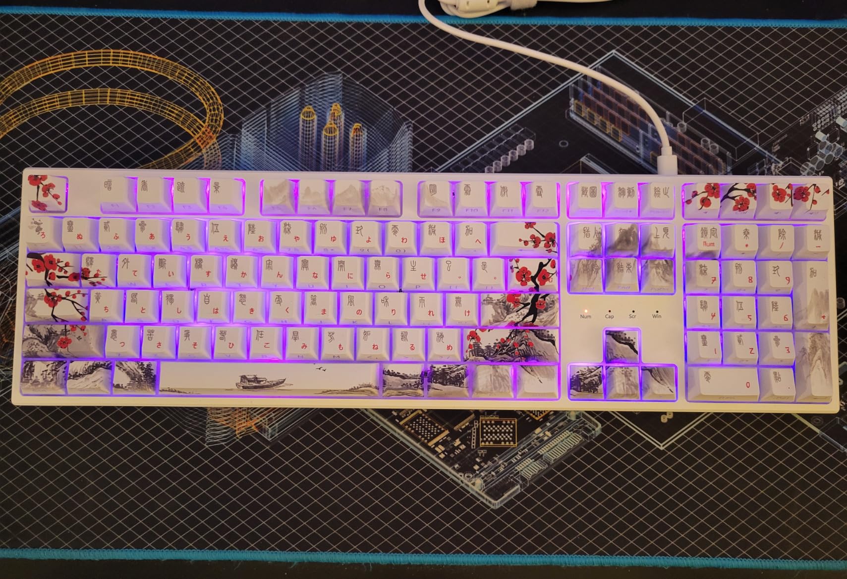 Redragon K668 RGB Gaming Keyboard, 108 Keys Wired Mechanical Keyboard w/Extra 4 Hotkeys, Sound Absorbing Foams, Upgraded Hot-swappable Socket, Mixed Color Keycaps x 2 Sets, Red Switch customer photo 1