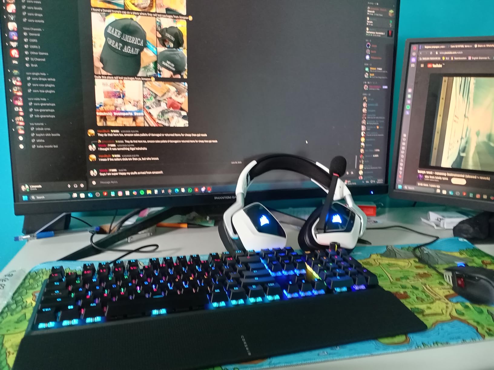CORSAIR K70 CORE RGB Mechanical Wired Gaming Keyboard with Palmrest - Pre-Lubed MLX Red Linear Switches, SOCD, ABS Double-Shot Keycaps, Sound Dampening, Media Control Dial, QWERTY NA - Black customer photo 1
