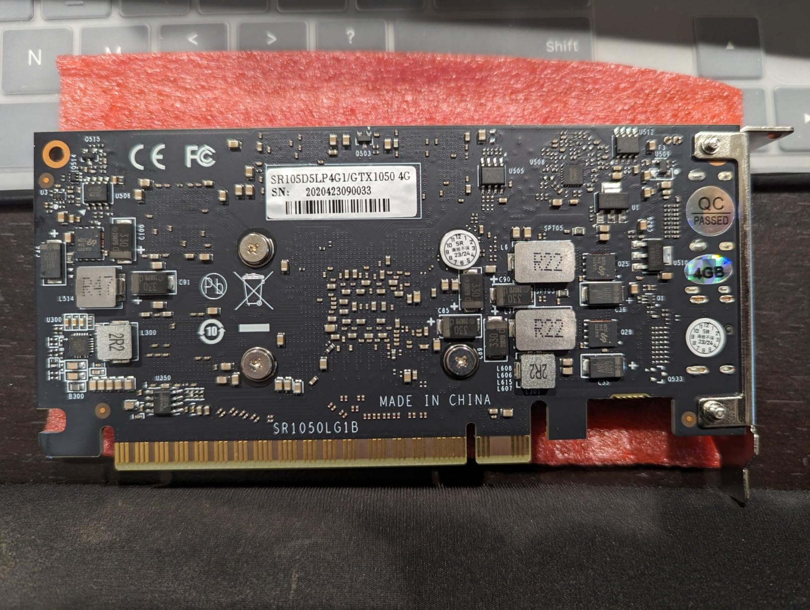 GTX 1050 4GB Low Profile Graphics Card GDDR5 128 Bit 2 Monitor Video Card HDMI 2.0 Display Port 1.4 PCI Express 3.0 x16 Bus Powered customer photo 2