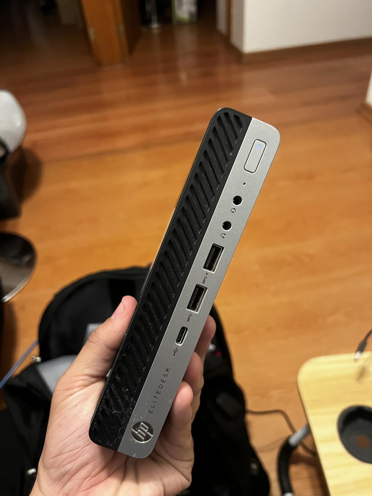 HP EliteDesk 800 G4 Mini Tiny Business PC, Intel Hexa-Core i5-8500T up to 3.5GHz, 16GB DDR4 RAM, 256GB NVMe SSD, Dual Monitor Support, WiFi, Bluetooth, HDMI, DisplayPort, Windows 11 64-bit (Renewed) customer photo 2