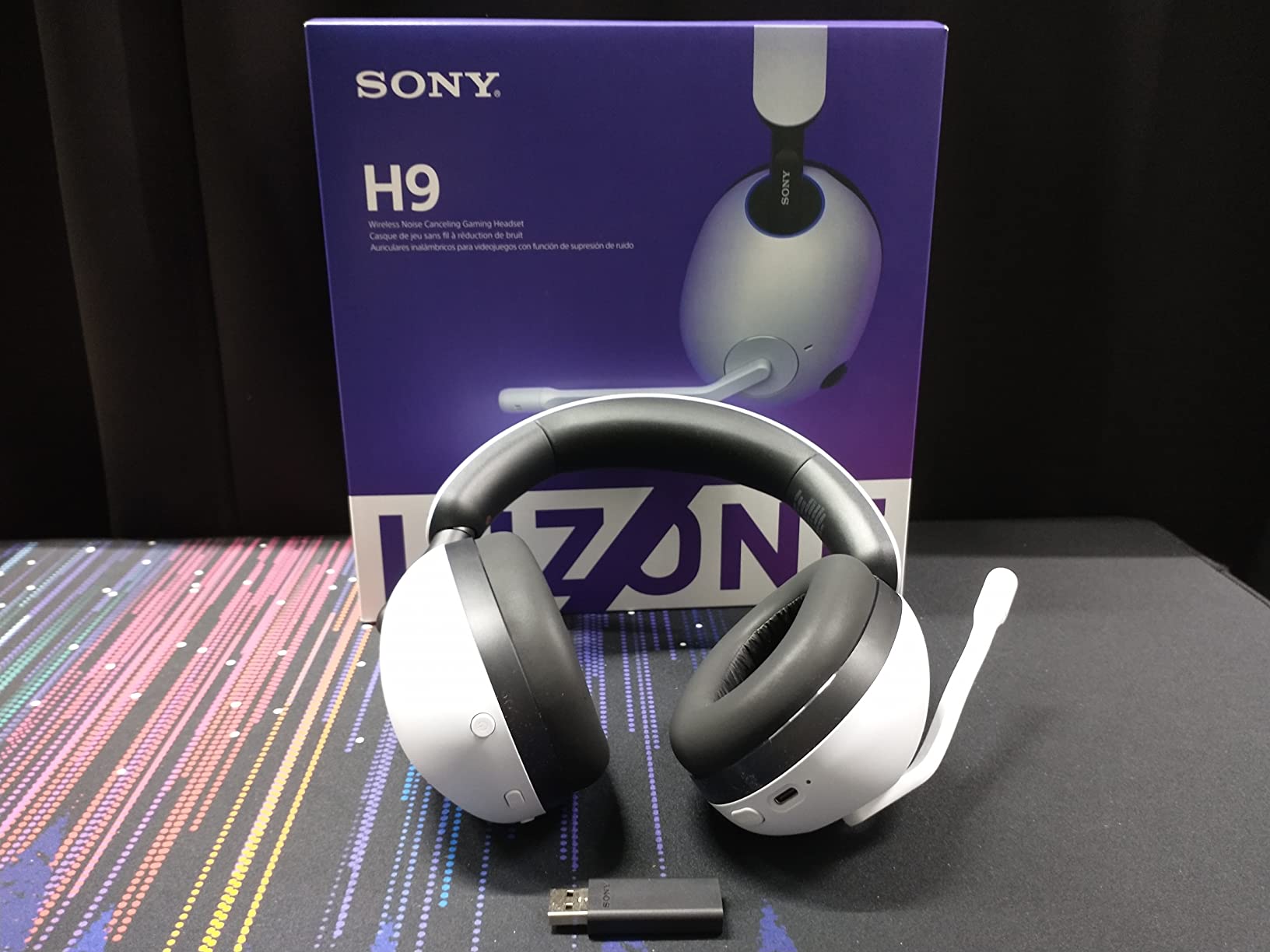 Sony INZONE H9 Gaming Headset, Wireless Noise Canceling Bluetooth Headset with Microphone, 360 Spatial Sound, for PC and PS5 (WH-G900N), Black customer photo 2