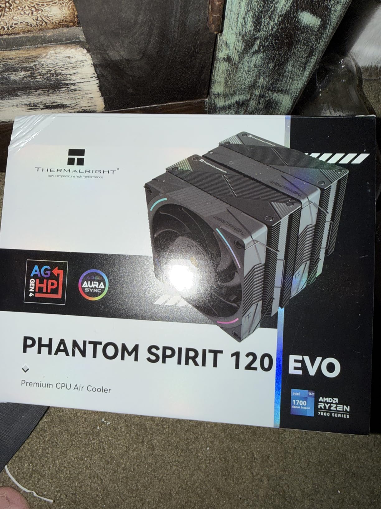 Phantom Spirit 120 EVO CPU Cooler, 7x6mm Heat Pipes CPU Air Cooler, Dual PWM Fan Computer Cooling, 2150RPM Speed, for AMD AM4 AM5/Intel 1700/1150/1151/1200/17XX/2011/1851 customer photo 2
