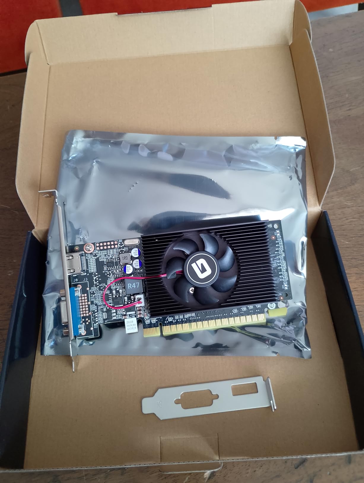 GeForce GT 610 2G DDR3 Low Profile Graphics Card, PCI Express 1.1 x16, HDMI/VGA, Entry Level GPU for PC, SFF and HTPC, Compatible with Win11 customer photo 1
