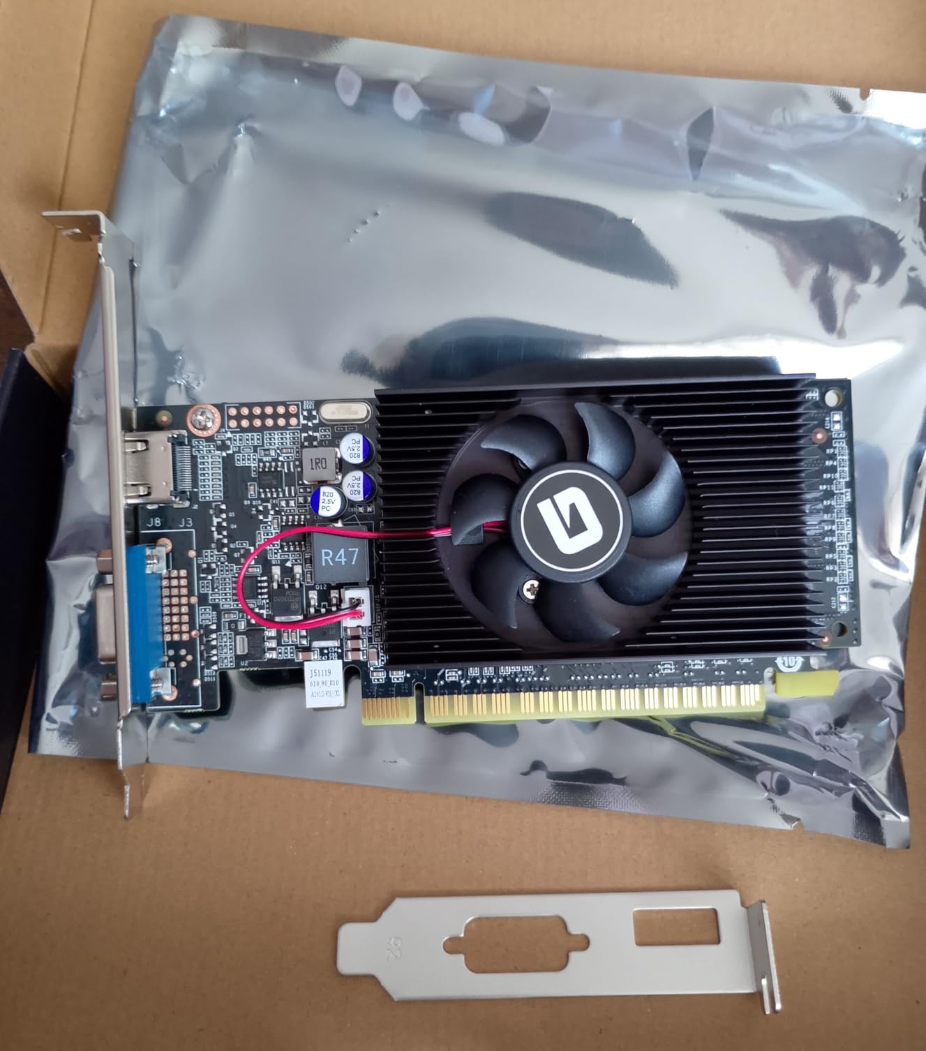 GeForce GT 610 2G DDR3 Low Profile Graphics Card, PCI Express 1.1 x16, HDMI/VGA, Entry Level GPU for PC, SFF and HTPC, Compatible with Win11 customer photo 2