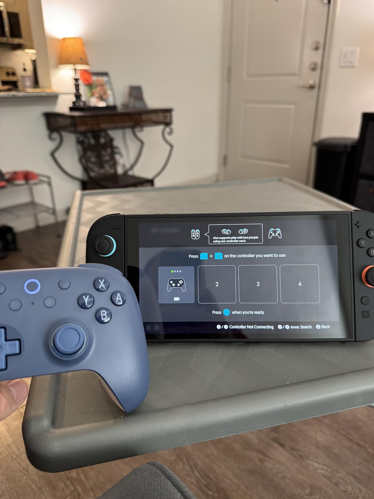 8Bitdo Ultimate 2C Bluetooth Controller (Hall Effect Joystick Update) - for Switch, with Remappable L4/R4 Bumpers, 6-axis Motion Control, Rumble Vibration and Turbo Function (Blue) customer photo 2